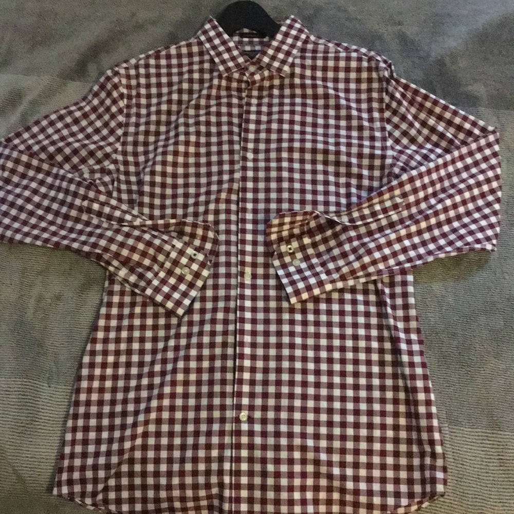 Banana Republic Checkered Dress Shirt